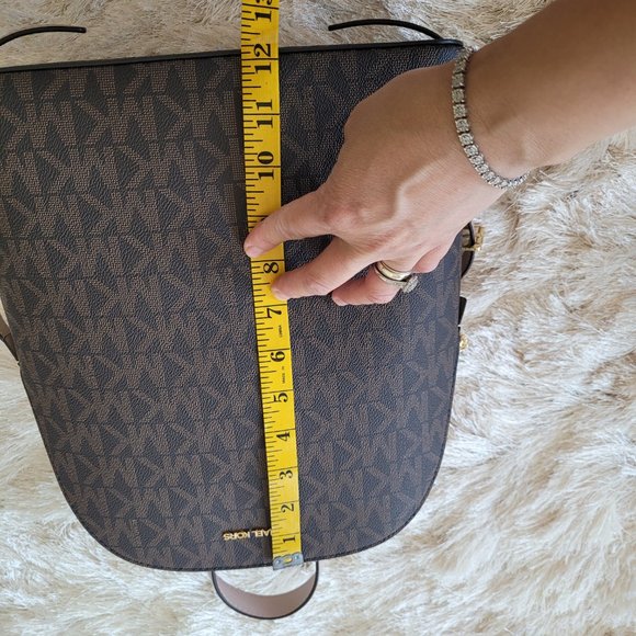 Michael Kors MK Logo Backpack Casual Brown main image 14